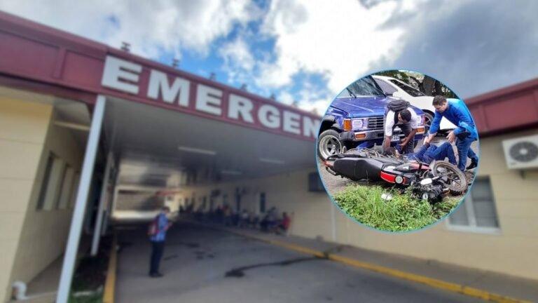 Ingreso de personas lesionadas por accidentes de moto al Hospital Gabriela Alvarado de Danlí