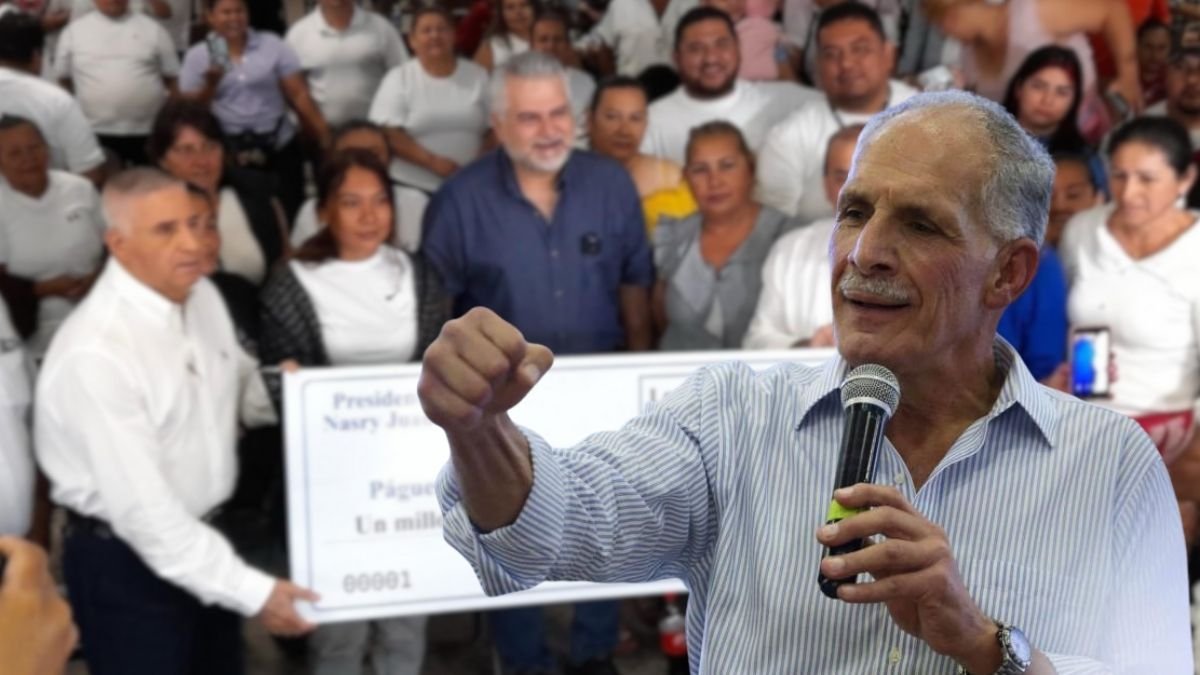 Nasry Asfura entrega ayuda a vendedores del mercado Medina tras incendio