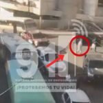 Cámaras del 911 registran incidente en los bajos del Congreso Nacional