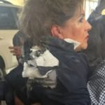 Área exterior del Congreso Nacional de Honduras tras explosión de artefacto