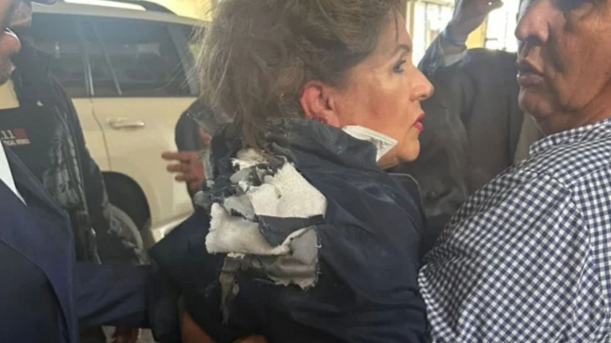 Área exterior del Congreso Nacional de Honduras tras explosión de artefacto