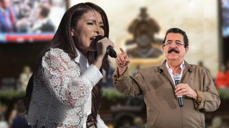 Iroshka Elvir durante sesión legislativa en el Congreso Nacional de Honduras