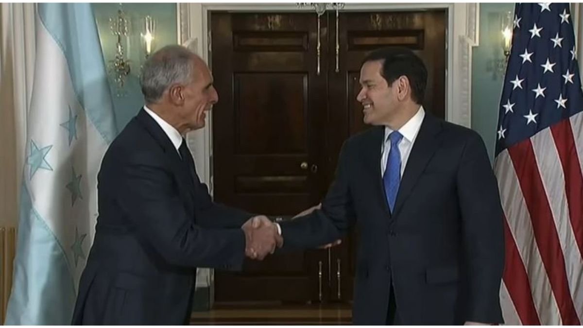 Marco Rubio se reúne con el presidente electo de Honduras Nasry Asfura en Washington