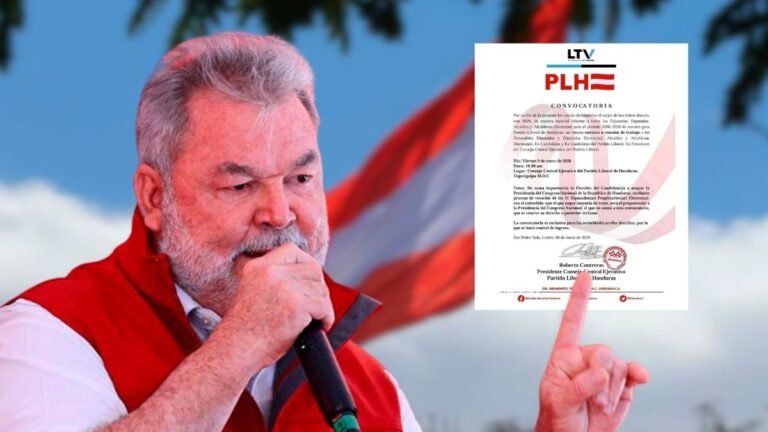 Reunión del Partido Liberal para definir candidato a la presidencia del Congreso Nacional de Honduras